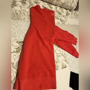 Gender Neutral Old Navy Orange Sweat Shirt